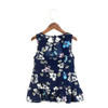 Flower Girls Dress Baby Princess Dress Vestido Infantil 2017 Summer Kids Dresses For Girls Clothes Chiffon Backless Dress Girl