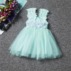 Flower Girl Baby Wedding Dress Newborn Toddler Baptism Clothes Baby Girl 1 Year Birthday Tutu Dress Infant Party Vestido Bebes