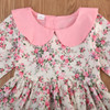 Flower Cute Tutu Mini Dresses Floral Outfit Dress Girl Clothes Cute Kid Infant Baby Girls Clothing Dress Sleeve