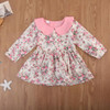 Flower Cute Tutu Mini Dresses Floral Outfit Dress Girl Clothes Cute Kid Infant Baby Girls Clothing Dress Sleeve