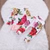 Flower Baby Girl Clothes 2016 Newborn Infant Toddler Kids Long Sleeve Hooded Top Shirt Pant 2pcs Outfit Bebek Giyim Clothing Set
