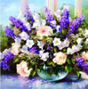 Flower arranging 5D DIY diamond Painting flowers Cross Stitch diamond embroidery mosaic diamonds wall stickers home decor vase