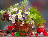Flower arranging 5D DIY diamond Painting flowers  Cross Stitch diamond embroidery mosaic diamonds wall stickers home decor vase