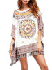 Floral Tasseled Loose Blouses&Shirts Tops
