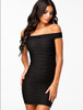 2016 New Sexy Women Dresses New Women Vestidos Off Shoulder Bodycon Bandage Dress Ruched Celeb Summer Dress Mini Club Sexy Dress