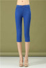 2017 Summer Style Women pants capris  woman candy color slimming capris pants cotton skinny denim capris for women plus size