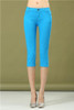 2017 Summer Style Women pants capris  woman candy color slimming capris pants cotton skinny denim capris for women plus size