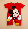 2017 Summer Style Baby Rompers Baby Girls Clothes Cotton Cute Mickey Minnie Romper Newborn Jumpsuits Ropa Bebes Baby Boy Clothes