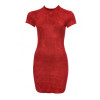 2017 Summer Short Sleeve Slim Party Mini Dress Casual Ladies Vestido Vintage Women Brown Tight Faux Suede Bodycon Dresses