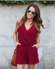 2017 summer sexy beach jumpsuit rompers casual slash neck overalls Stripe off shoulder ruffles short women playsuit bodysuit