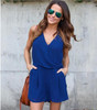 2017 summer sexy beach jumpsuit rompers casual slash neck overalls Stripe off shoulder ruffles short women playsuit bodysuit