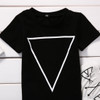 2017 Summer Newborn Baby Boys Girls Clothes Casual Short Sleeve T-shirt Tops +Pant Trouser 2PCS Outfit Toddler Kids Clothing Set