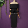 2017 Summer new women dress short sleeve slash neck dress ruffles sexy bodycon celebrity party white black pink dresses vestidos