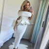 2017 Summer new women dress short sleeve slash neck dress ruffles sexy bodycon celebrity party white black pink dresses vestidos