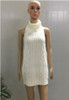 2017 Summer New Turtleneck Sleeveless Long Virgin Killer Sweater Japanes Knitted Sexy backless Women Sweaters And Pullovers WM03