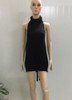 2017 Summer New Turtleneck Sleeveless Long Virgin Killer Sweater Japanes Knitted Sexy backless Women Sweaters And Pullovers WM03
