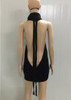 2017 Summer New Turtleneck Sleeveless Long Virgin Killer Sweater Japanes Knitted Sexy backless Women Sweaters And Pullovers WM03