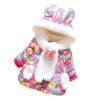 2017 Winter Baby Boys Girls Snow Wear Coat Cute Rabbit Baby Jacket Thick Cotton-Padded Baby Girl Outerwear 0~3 Y