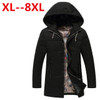 2017 Winter 8XL 7XL 6XL 5XL Top Quality Warm Men's Bio Down Jacket Waterproof Casual Outerwear Thick Medium Long Coat Men Parka