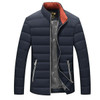2017 White Duck Down Men's Winter Jacket Lightweight Casual Duck Down Jacket Snow Warm Stand Collar Brand Coat Parkas M610