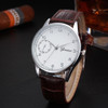 2017 Watch Women Men Retro Design Attractive Dial PU Leather Band Analog Alloy Quartz Wrist Watch relogios feminino saat erkekle