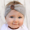 2017 warm knit crochet knot turban headband hair head bands wrap accessories for children girls kids hair ornaments headdress