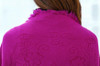 2016 New Autumn Winter Style Women Cashmere Poncho Cape Coat Fake Fox Fur Oversized Long Knitted Cardigan Sweater MY14