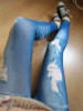 2016 New Arrival Women Skinny Slim Faux Denim Look Jeans Jeggings Stretchy Pants  Newest