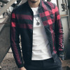 2016 New Arrival autumn Men's Jackets Solid Fashion Coats Male Casual Slim Stand Collar Jacket Men Outerdoor Overcoat M-5XL