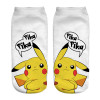 2016 New Arrival  Harajuku Pokemon Sock 3D Printed Cartoon Women's Socks Pikachu Novelty Low Cut Ankle Cute Socks Meias