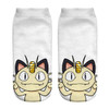 2016 New Arrival  Harajuku Pokemon Sock 3D Printed Cartoon Women's Socks Pikachu Novelty Low Cut Ankle Cute Socks Meias