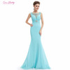 Ever Pretty Evening Dresses HE08732 Women Elegant Baby Blue Sleeveless Sexy Back V Neck 2017 New arrival Long Evening Dresses Ever Pretty Evening Dresses HE08732 Women Elegant Baby Blue Sleeveless Sexy Back V Neck 2017 New arrival Long Evening Dresses