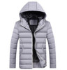 ENWAYEL Autumn Winter Hooded Casual Wadde Parka Men Jacket Coat Outerwear Fashion Hood Padded Quilted Warm Male Jackets DQ6679