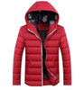 ENWAYEL Autumn Winter Hooded Casual Wadde Parka Men Jacket Coat Outerwear Fashion Hood Padded Quilted Warm Male Jackets DQ6679