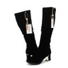 ENMAYLA New Warm Winter Boots Women Shoes Fashion Sexy High-heeled Boots Platform Black Red Big Size 34-43 Women Long Boots