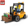 Enlighten Building Blocks City Forklift Truck Building Blocks Boys&amp;Girls Blocks City Construction Model Bricks Toys For Chlidren