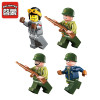 ENLIGHTEN City Military War Attack armored vehicles Building Blocks Sets Bricks Model Kids Toys Compatible Legoe