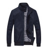 Grandwish Plus Size 6XL Men's Jacket Male Overcoat Casual Solid Jacket Slim Fit Stand Collar Zipper Men Jackets Coat,DA014