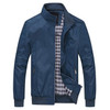 Grandwish Plus Size 6XL Men's Jacket Male Overcoat Casual Solid Jacket Slim Fit Stand Collar Zipper Men Jackets Coat,DA014