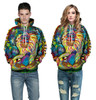 Graffiti Rasta Monkey Elder Meditation Rafiki Hoodie Men women 3d Sweatshirts Wizard Clown Oil Orangutan Printing Hooded hoodies