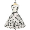 Grace Karin Womens Cocktail Dresses Summer style Floral Print Retro Vintage 50s Casual Party Rockabilly Dress Vestidos Femininos