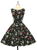Grace Karin Womens Cocktail Dresses Summer style Floral Print Retro Vintage 50s Casual Party Rockabilly Dress Vestidos Femininos