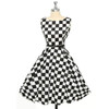Grace Karin Womens Cocktail Dresses Summer style Floral Print Retro Vintage 50s Casual Party Rockabilly Dress Vestidos Femininos