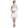 Grace Karin White Blue Sexy Backless Short Cocktail Dresses Beading Sequin School Party Gown robe de cocktail Sexy CL7507