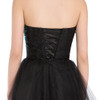 Grace Karin Short Prom Dress 2017 Sexy Black White Peacock Prom Gowns Tulle Robe De Cocktail Special Occasion Dress Ball Gown