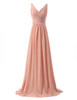 Grace Karin Prom Dresses V Neck Chiffon Purple Green Special Occasion Dresses Formal Gowns Elegant Long Wedding Party Dress Prom