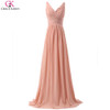 Grace Karin Prom Dresses V Neck Chiffon Purple Green Special Occasion Dresses Formal Gowns Elegant Long Wedding Party Dress Prom
