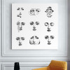 Fornasetti Frameless Paintings Modern Paintings Retro Gifts Wall Art Quotes Bedroom Decor Paintings For Living Room Wall