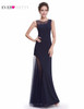Formal Evening Dresses Ever Pretty HE08638 2017 Women Party Lace Mermaid Long Navy Blue Special Occasion Dress Vestidos