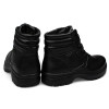 FORLYX Big Size 54 Men Snow Boots Genuine Leather Mens Winter Boots Ankle Lace up Natural Fur Warm mens Shoes Waterproof Botas